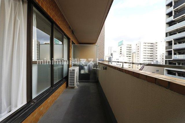ダイアパレス順慶町のバルコニー
