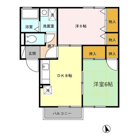 ヴィーブル雅の間取り