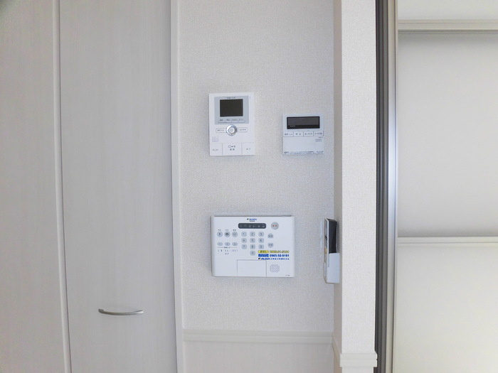 花笑み荘 A棟のセキュリティ|Ａ203 ホームセキュリティ ＴＶインターホン