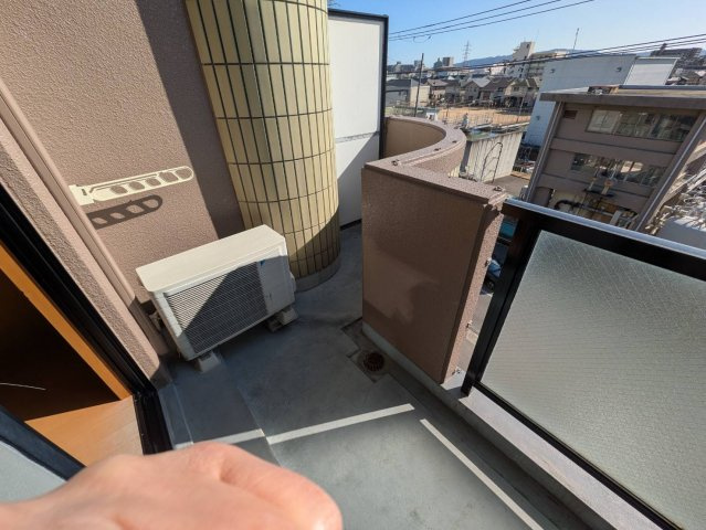 グランドール森友のバルコニー
