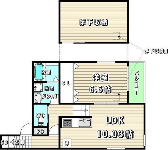 リヴェール神郷の間取り