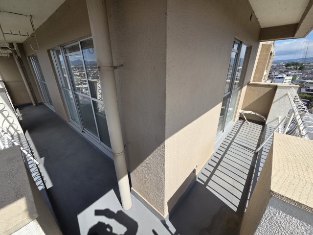 サンハイツ高崎　中古マンションのバルコニー