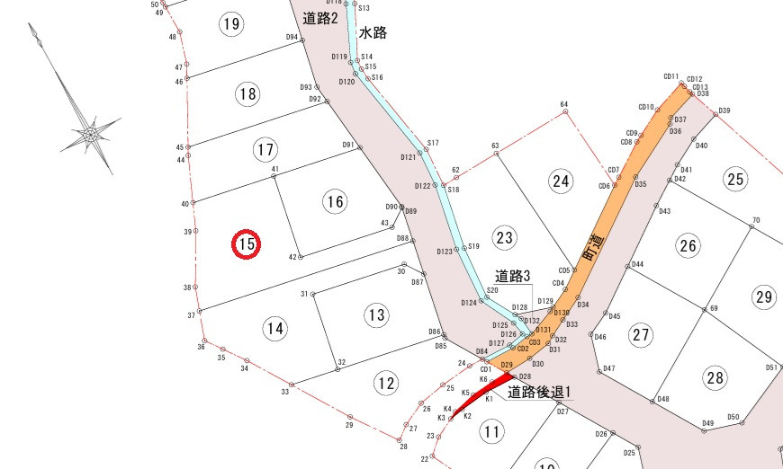 安芸郡熊野町出来庭５丁目　土地(全10区画)の土地図