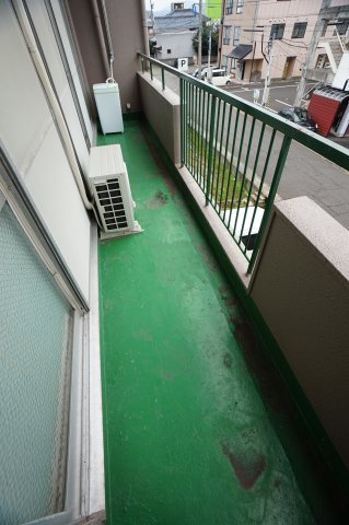 竹田マンションのバルコニー