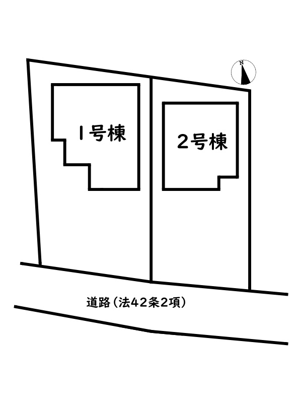 姫路市伊伝居2期/新築戸建の区画図
