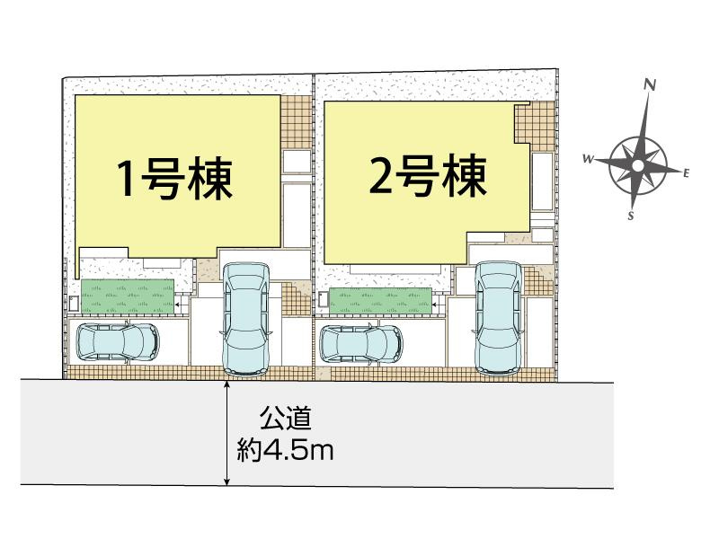 旭区中沢３丁目全2期戸建のその他|前面道路も広めなので、駐車しやすそうですね♪