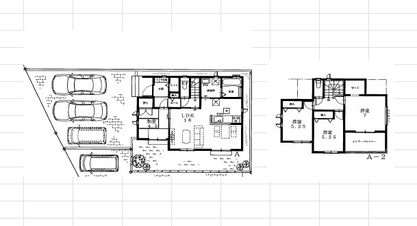 ＋＋八重瀬町安里－Ａ号棟（全３棟）の外観|現地撮影2月　建築中　5月完成予定