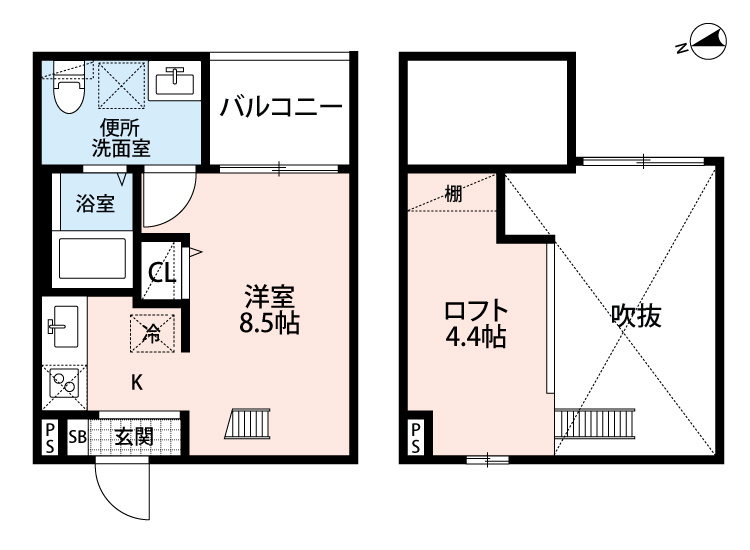 ブルーアゲートの間取り
