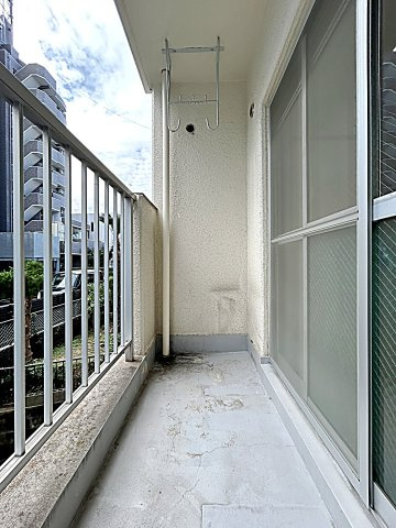 エクセル竹越のバルコニー|陽当たり良好なバルコニーです