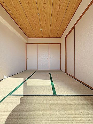 グランハートの寝室|落ち着いた色調の寝室です