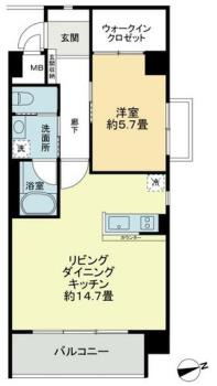 メゾン・ド山手の間取り