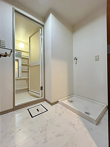 エスペランサⅡの洗面所|広い洗面スペース
