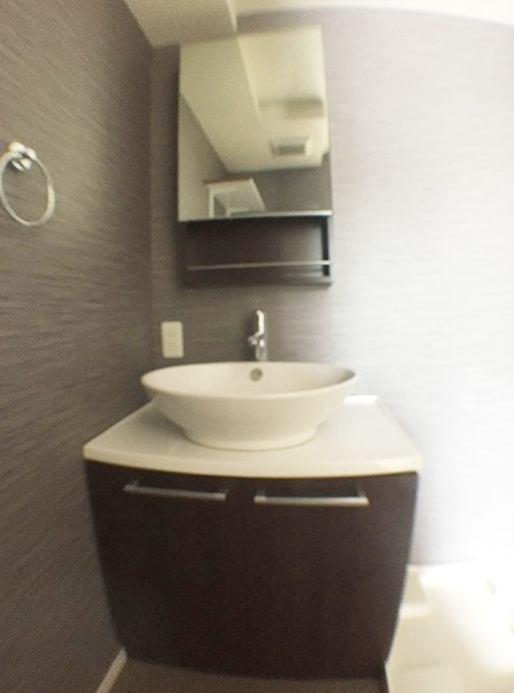 Ｈａｕｓ　Ｒｕｈｅ　高畑の洗面所|ゆったりとスペースのある洗面所