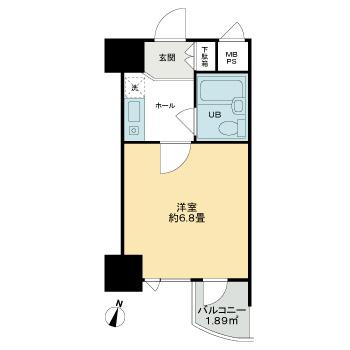 ライオンズマンション丸の内第５の間取り