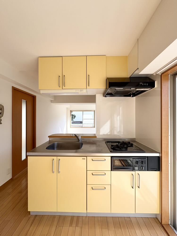 ユタカマンションのキッチン|お料理しやすいキッチンです