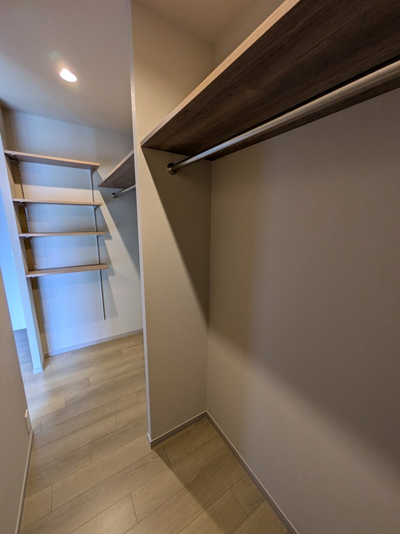 シティハウス名駅那古野の収納|大きなスペースがあり、収納には困りません