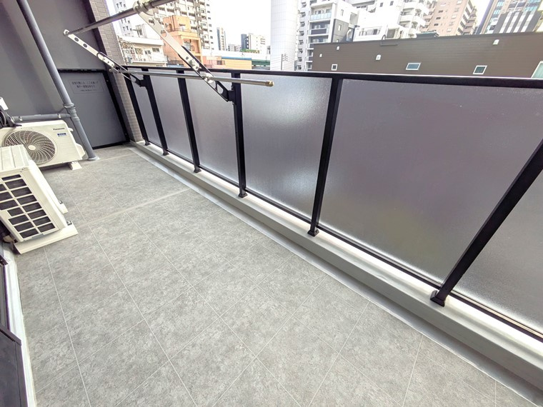 シティハウス名駅那古野のバルコニー|広々としたバルコニーです