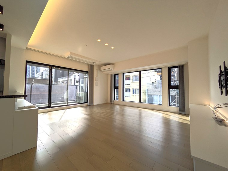 シティハウス名駅那古野の居間・リビング|ゆったりとしたリビングです