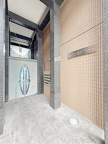 サンカーフⅡのエントランス|ゆとりのあるエントランスです