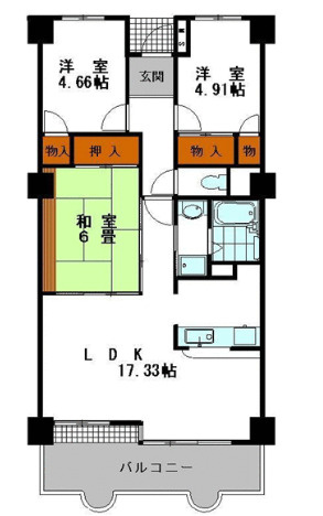 シャトーブランシェの間取り