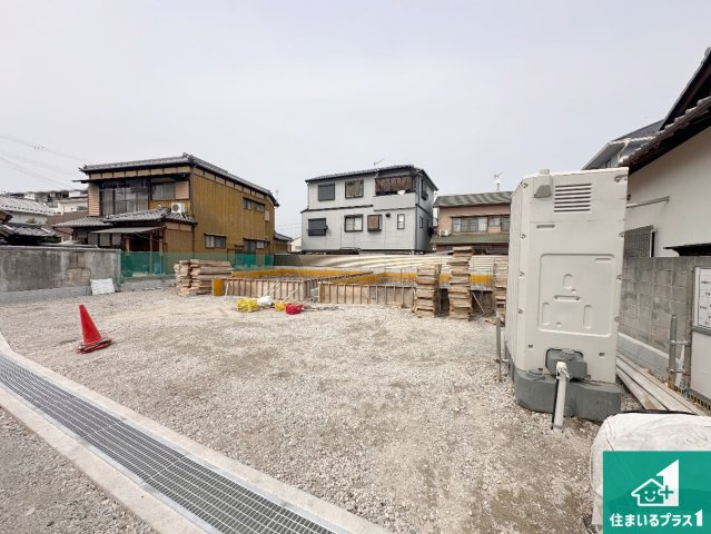 姫路市伊伝居　第2期　新築一戸建ての外観|周辺は落ち着いた街並みの住宅地！子育てがしやすい住環境です！まだ未完成ですが、現地でしかわからない事もございます。是非一度ご覧ください。