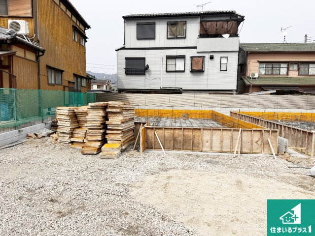 姫路市伊伝居　第2期　新築一戸建ての外観|周辺は落ち着いた街並みの住宅地！子育てがしやすい住環境です！まだ未完成ですが、現地でしかわからない事もございます。是非一度ご覧ください。