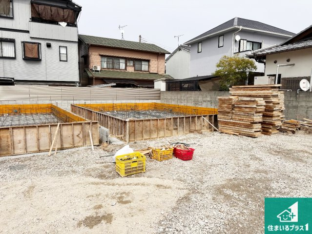 姫路市伊伝居　第2期　新築一戸建ての外観|周辺は落ち着いた街並みの住宅地！子育てがしやすい住環境です！まだ未完成ですが、現地でしかわからない事もございます。是非一度ご覧ください。