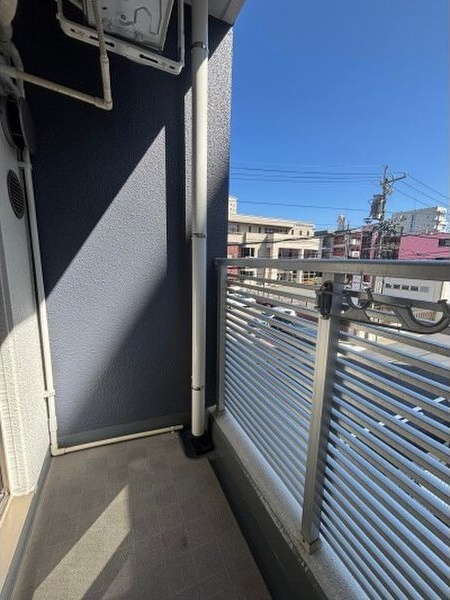 マリオン城西のバルコニー