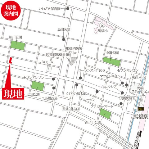 マンション第1馬橋の地図