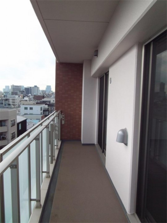 アーツ菊川のバルコニー