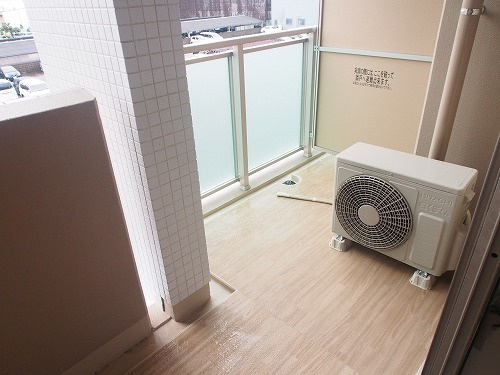 クレール姫路Ⅱのバルコニー