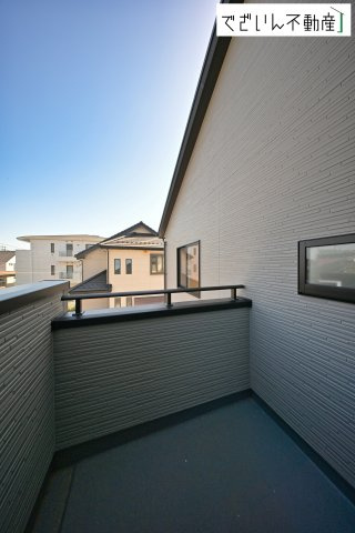 【バルコニー】 | blooming garden久喜市久喜東5丁目2期　新築住宅 | ≪2号棟≫
現地(2026年3月撮影)