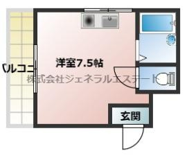 巣本ハイツの間取り