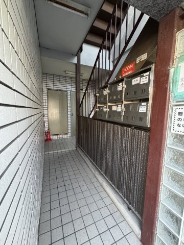 巣本ハイツのバルコニー
