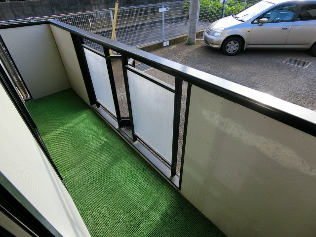 ベジェッサB棟のバルコニー