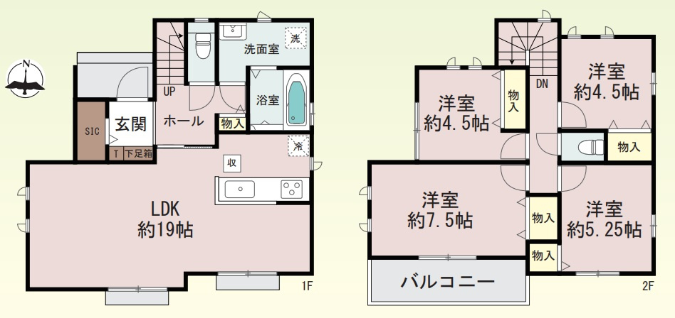 明石市大久保町高丘1丁目の間取り