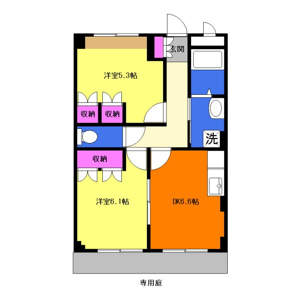 ＴＨ・ルミナスの間取り|間取りは現況優先