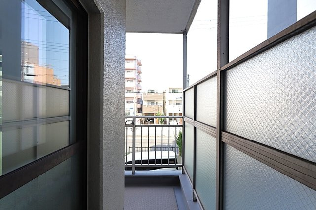 【バルコニー】 | サニークレスト住吉 | 北向きのバルコニーです☆