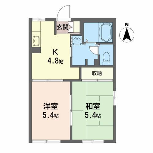 レジデンス悠 Ｂの間取り