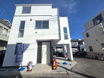 【外観】 | 南西角地／デザイナーズハウス／川崎市高津区新作6丁目