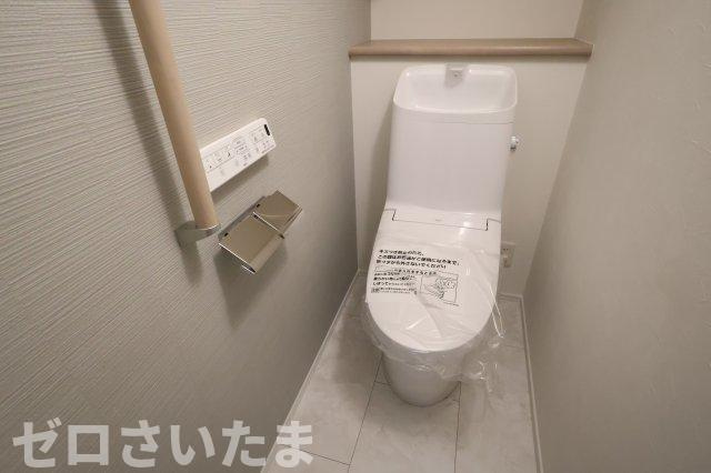 《仲介手数料無料》南区根岸３丁目5-2新築一戸建てのトイレ