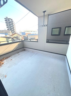 【バルコニー】 | 廿日市市新宮1丁目（全2区画）No１ | 南東向きバルコニー