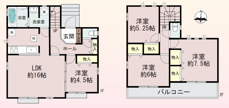 明石市大久保町高丘1丁目の間取り