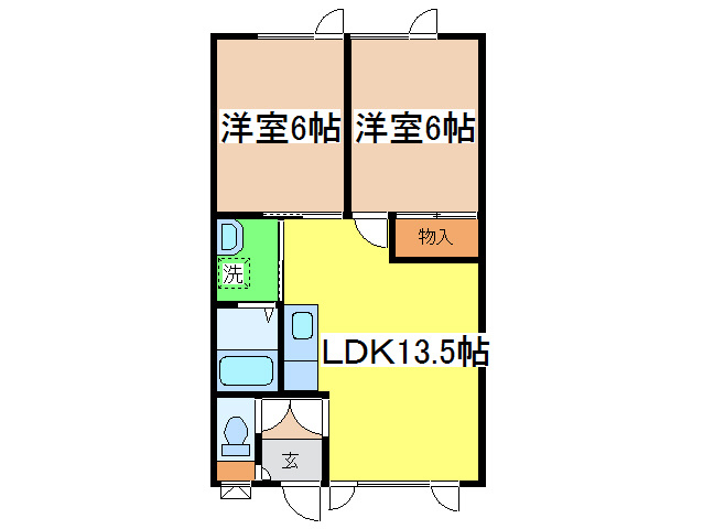 コーポアイゼンの間取り