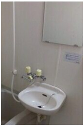 プレリュード江坂の洗面所