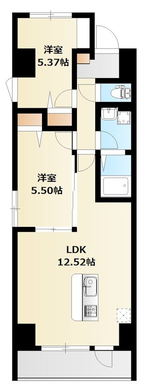 ミリアビタ№42の間取り