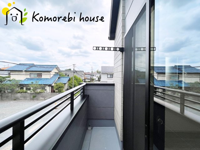 さいたま市西区宮前町　1期　新築一戸建て　FIT-A　03のバルコニー|落ち着いた時間を過ごせるバルコニーです