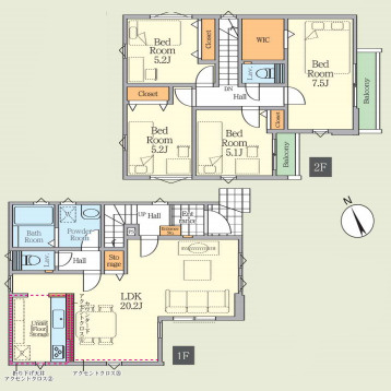 さいたま市西区宮前町　1期　新築一戸建て　FIT-A　03の間取り|【全3棟・3号棟】さいたま市西区宮前町　1期　新築一戸建て　FIT-A　03・4LDK・土地面積92.72m2・建物面積102.47m2