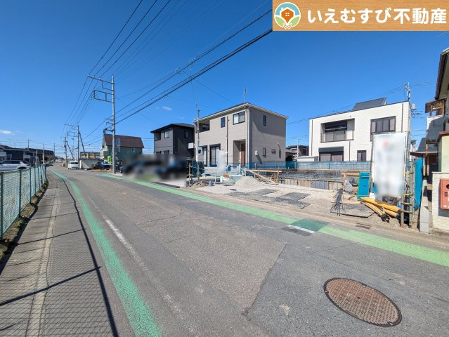 Terrechez　本庄市本庄2期の前面道路含む現地写真