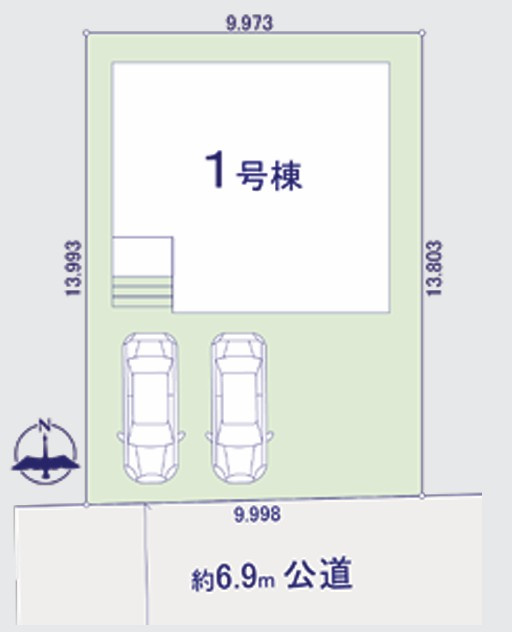 Terrechez　本庄市本庄2期の区画図|図面と現況が異なる場合、現況を優先とします。